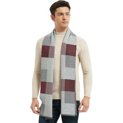 Herrenstrickschal für den Winter