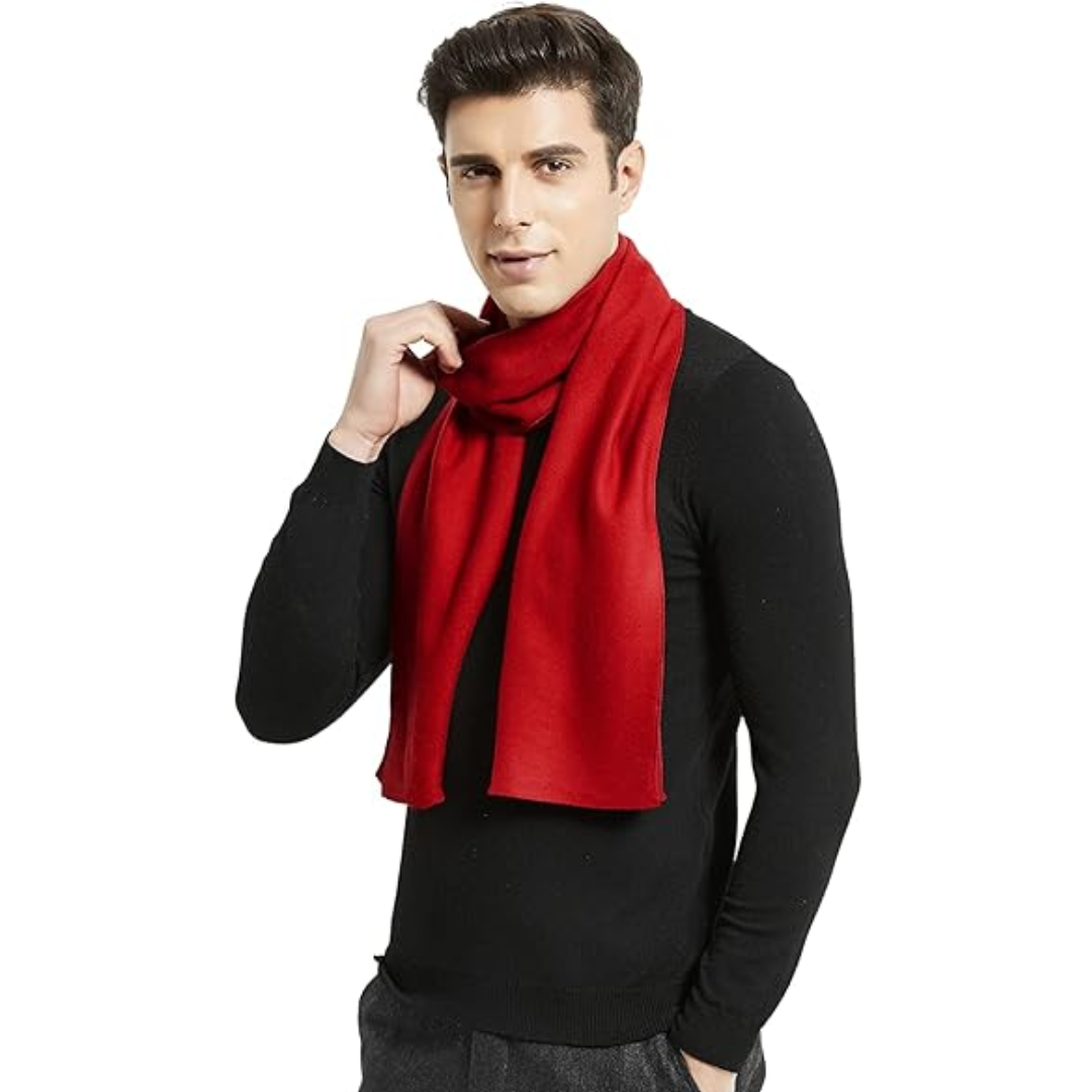 Herrenstrickschal für den Winter
