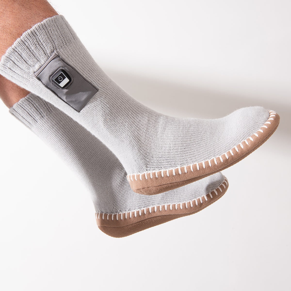 Elektrische Heizsocken mit rutschfester Sohle