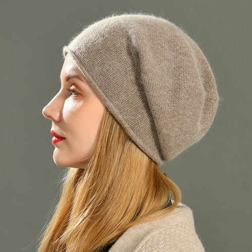 Damen-Beanie in Strickoptik mit lässiger Slouchy-Passform
