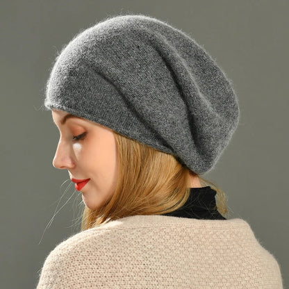 Damen-Beanie in Strickoptik mit lässiger Slouchy-Passform
