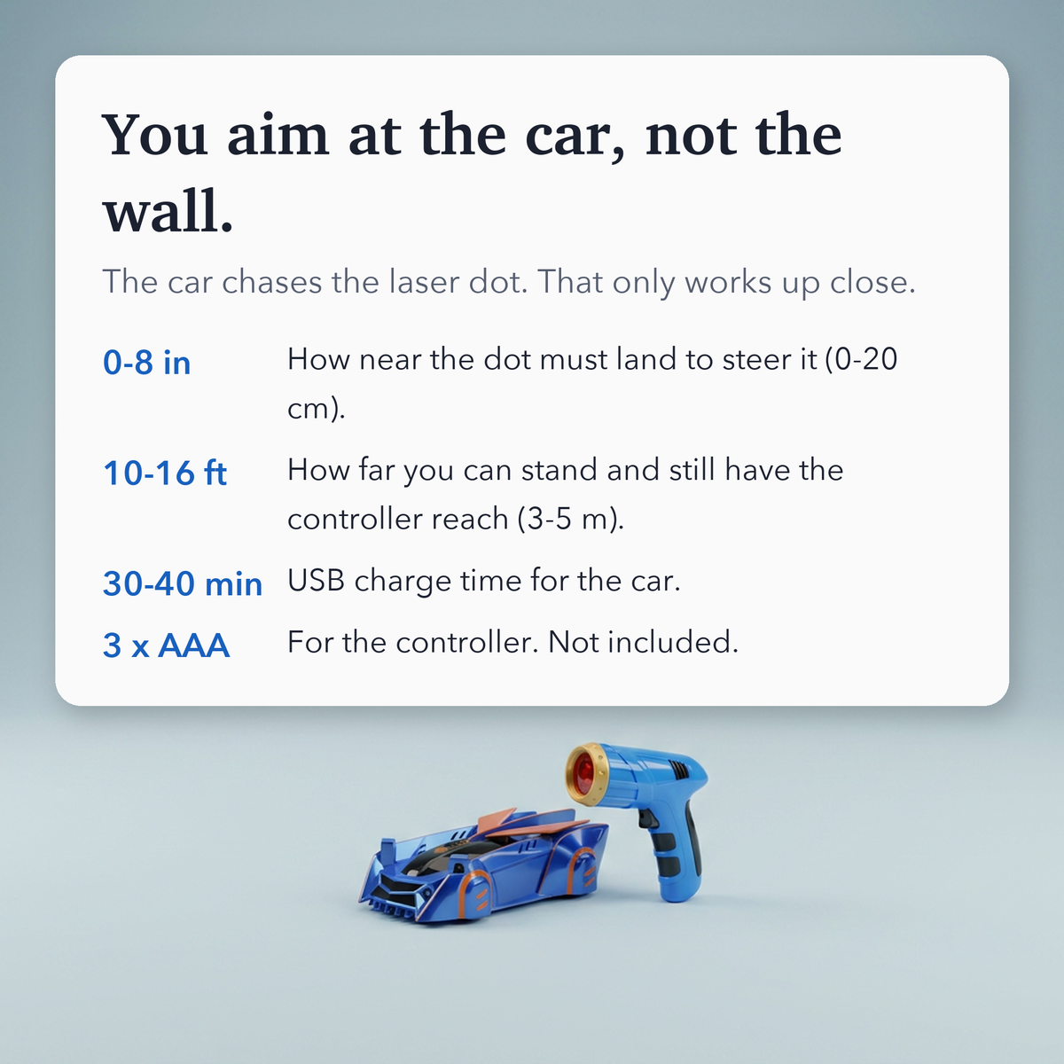 Coche teledirigido todoterreno con control láser