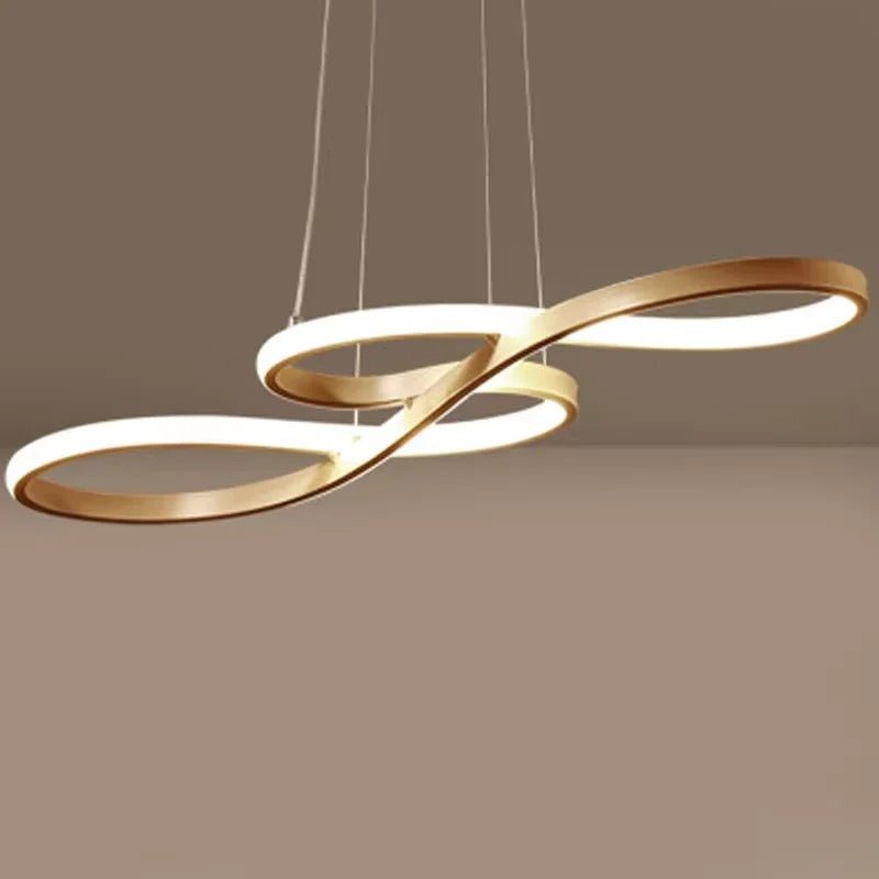 Lámpara colgante LED con diseño de anillo y función regulable