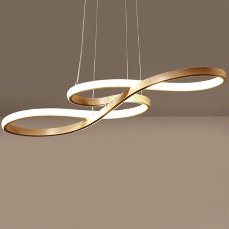 Lámpara colgante LED con diseño de anillo y función regulable