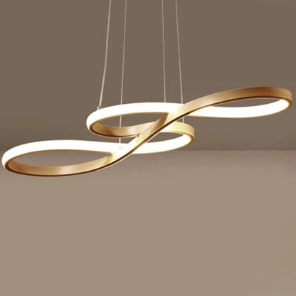 Lámpara colgante LED con diseño de anillo y función regulable
