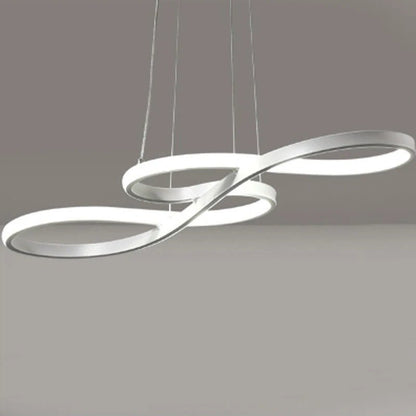 Lámpara colgante LED con diseño de anillo y función regulable