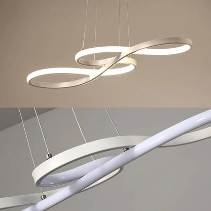 Lámpara colgante LED con diseño de anillo y función regulable