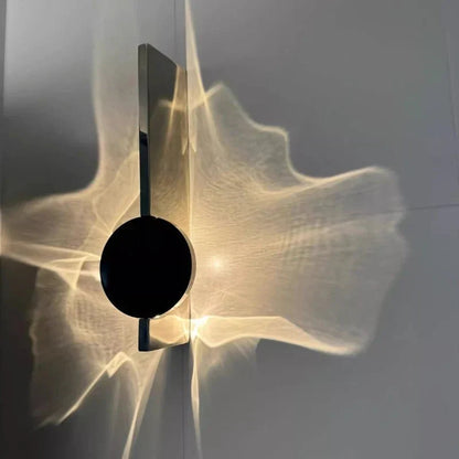 Aplique de pared LED giratorio con efecto de luz
