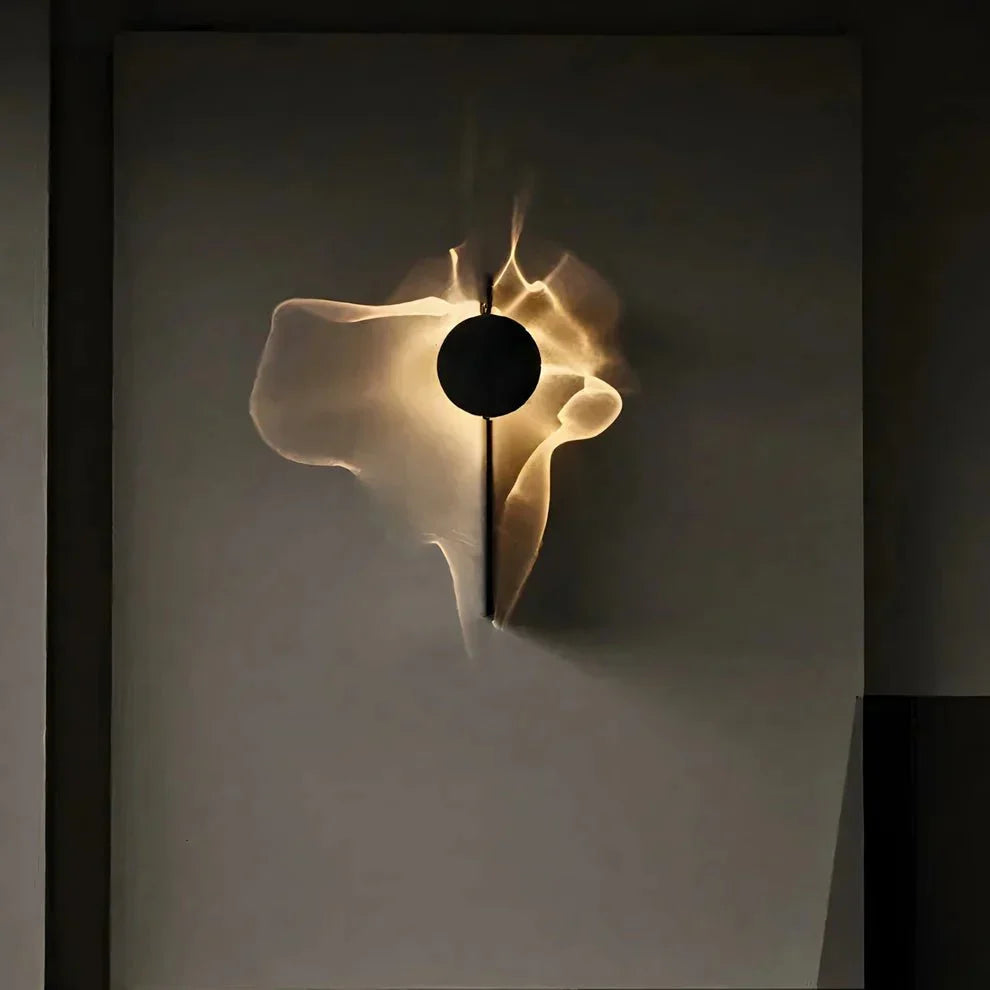 Aplique de pared LED giratorio con efecto de luz