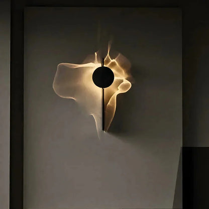 Aplique de pared LED giratorio con efecto de luz