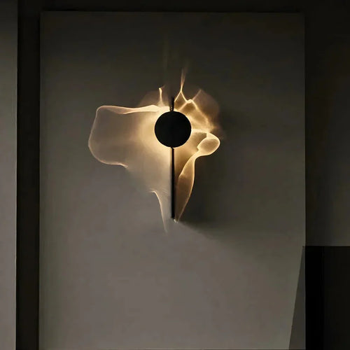 Aplique de pared LED giratorio con efecto de luz