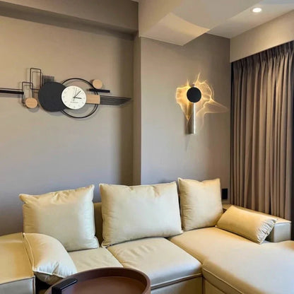 Aplique de pared LED giratorio con efecto de luz