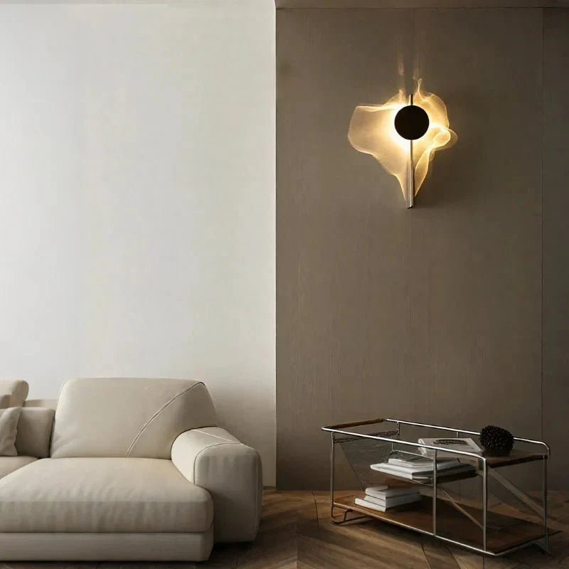 Aplique de pared LED giratorio con efecto de luz