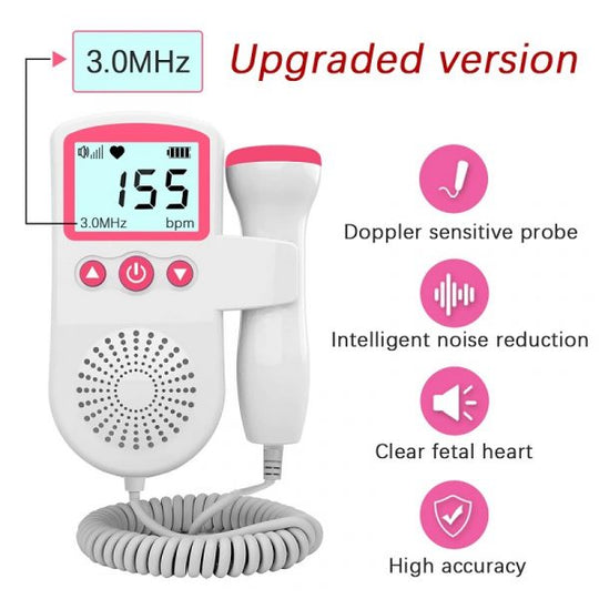 Doppler fetal portátil: seguro y confiable para uso doméstico