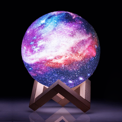 Candeeiro Lua 3D com Cores Mágicas – Iluminação Ambiente para Qualquer Ambiente