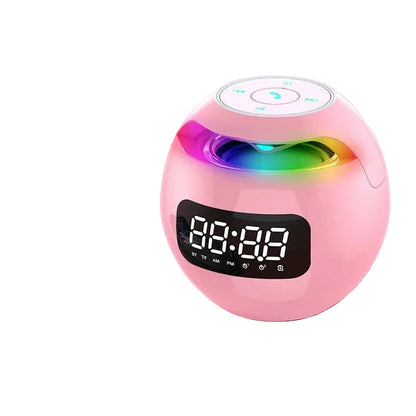 Despertador multifuncional com coluna Bluetooth