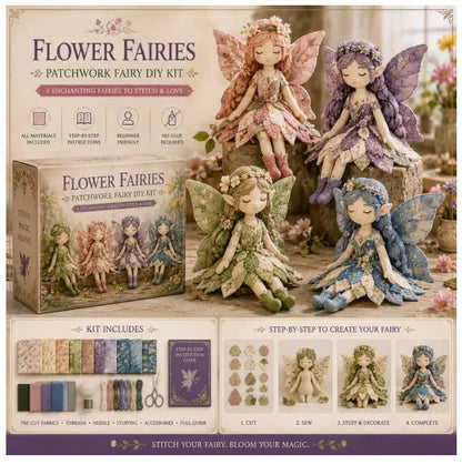 Kit de costura DIY creativo para diseñar figuras de hadas hechas a mano
