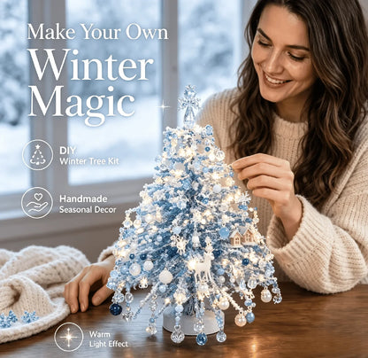Kit de manualidades DIY de árbol de Navidad con cuentas para una decoración festiva creativa