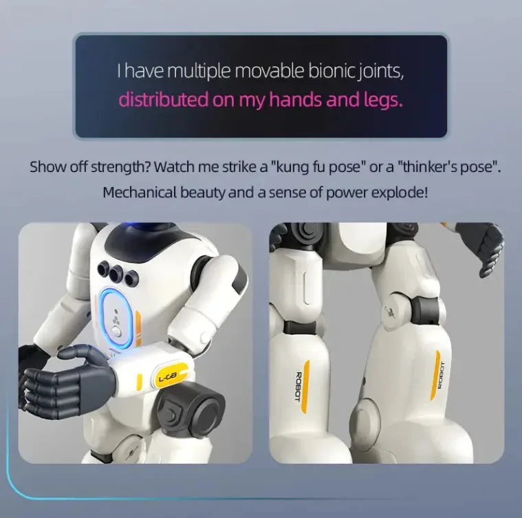 Robot humanoide interactivo con control mediante gestos