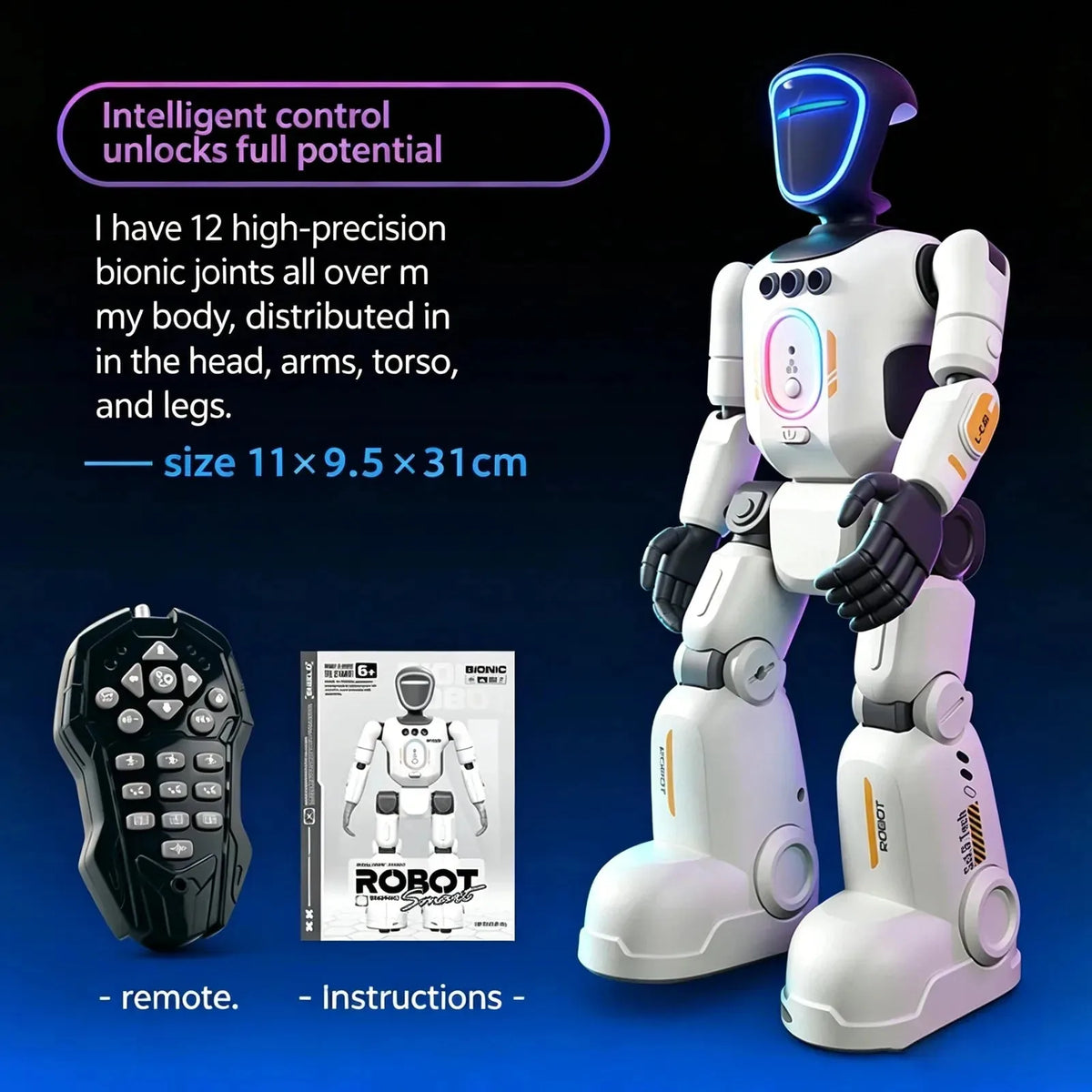 Robot humanoide interactivo con control mediante gestos