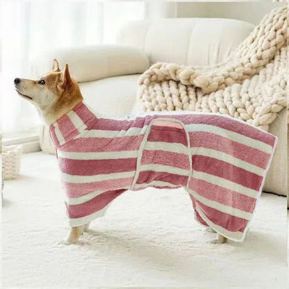Albornoz absorbente para perros y gatos