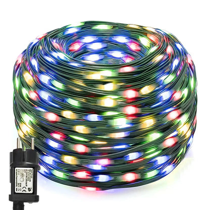 Mangueira luminosa LED para exterior e interior com 8 modos de iluminação e vários comprimentos