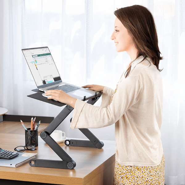 Ergonomski podesiv stalak za laptop – Lagano i multifunkcionalno