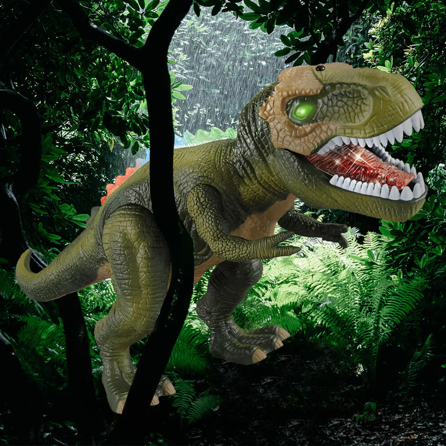Ferngesteuerter Dinosaurier mit Licht und Sound