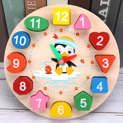 TijdLeraar – Reloj de madera para el juego educativo