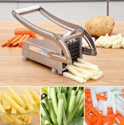 Hochwertiger Edelstahl Kartoffelschneider für perfekte Pommes
