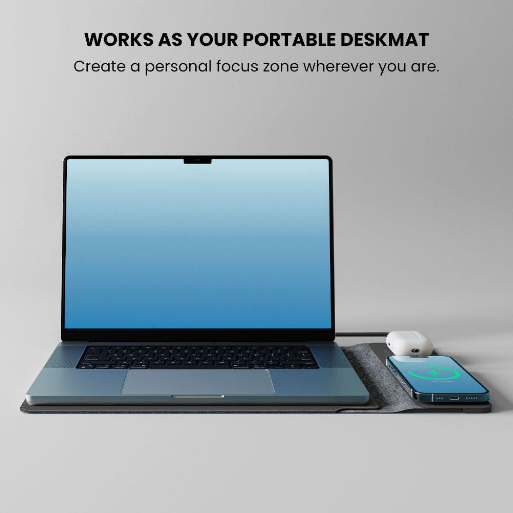 PowerDesk Sleeve – Tanak omot za laptop s bežičnim punjenjem