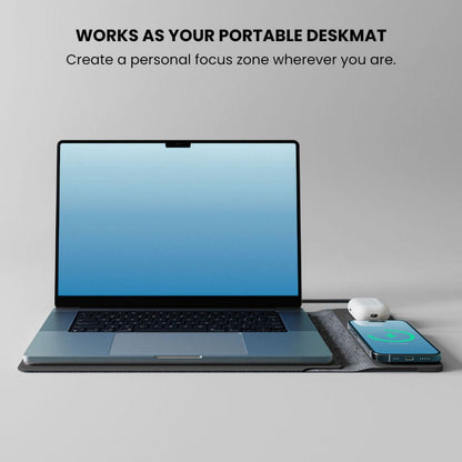 PowerDesk Sleeve – Tanak omot za laptop s bežičnim punjenjem