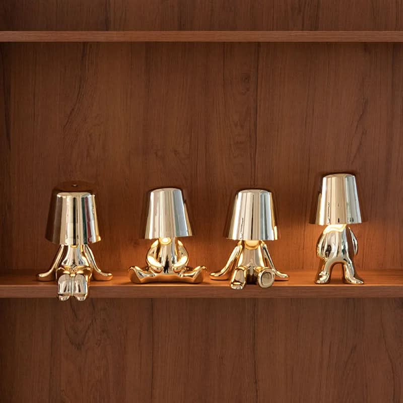 Candeeiro de mesa LED escultural com motivo figurativo