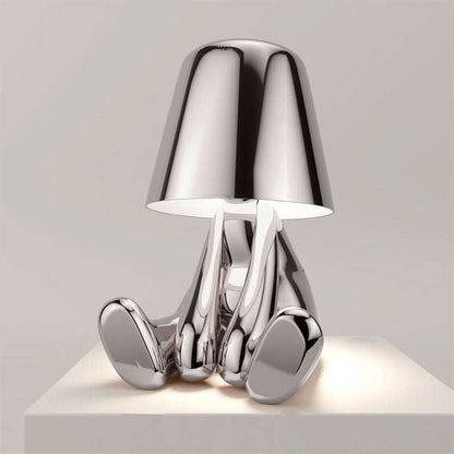 Candeeiro de mesa LED escultural com motivo figurativo