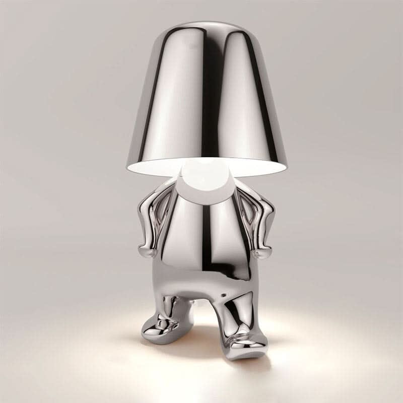 Candeeiro de mesa LED escultural com motivo figurativo