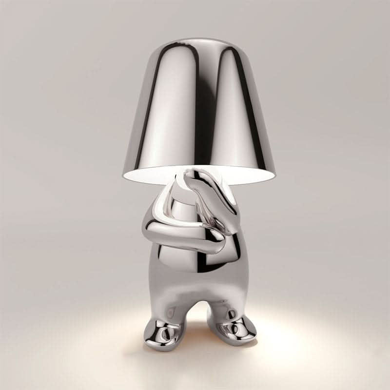 Candeeiro de mesa LED escultural com motivo figurativo