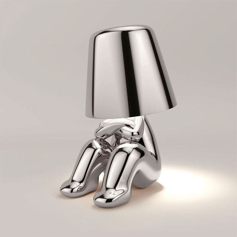Candeeiro de mesa LED escultural com motivo figurativo