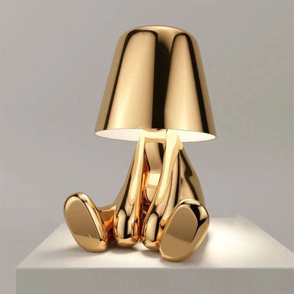 Candeeiro de mesa LED escultural com motivo figurativo