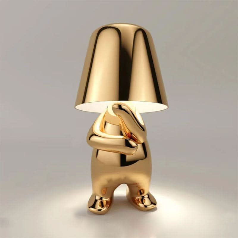 Candeeiro de mesa LED escultural com motivo figurativo