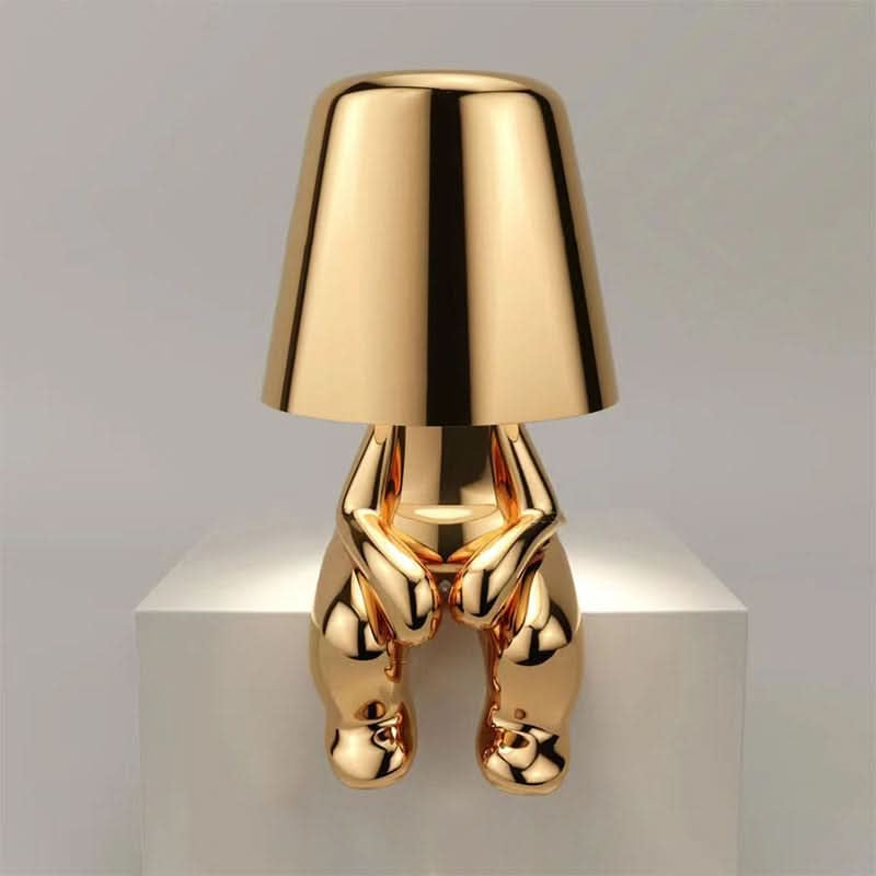 Candeeiro de mesa LED escultural com motivo figurativo