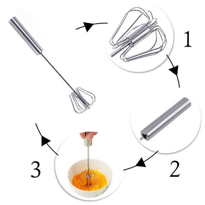 TwistWhisk Handmixer – Učinkovito miksanje bez struje