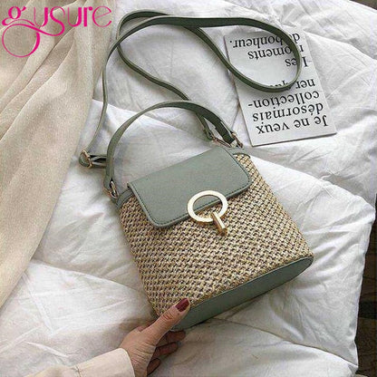 Bolso de paja Eva Chic – Natural y elegante