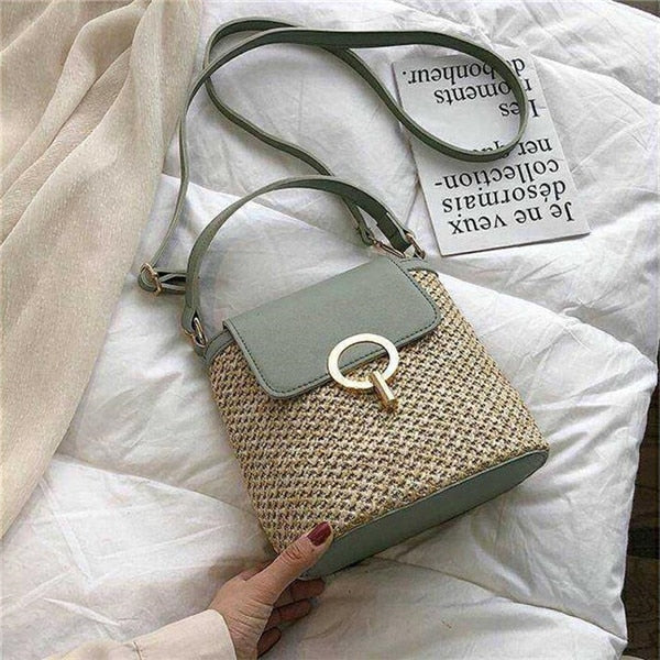 Bolso de paja Eva Chic – Natural y elegante
