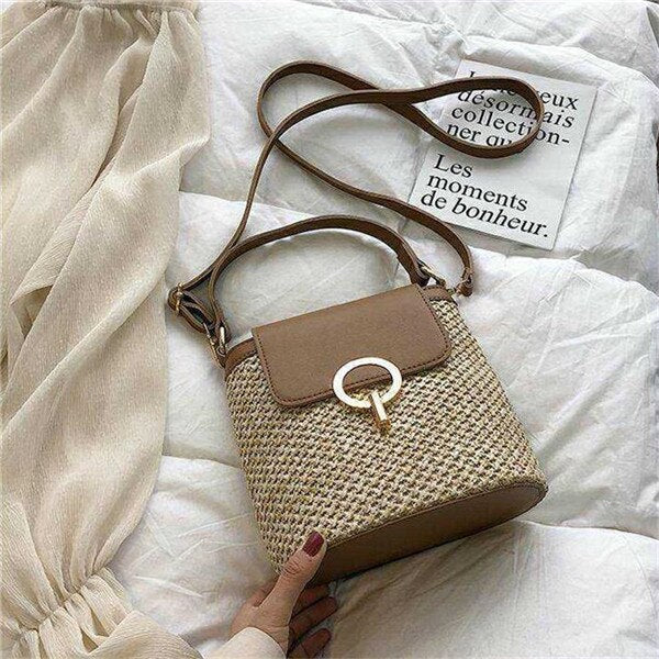 Bolso de paja Eva Chic – Natural y elegante