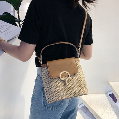 Bolso de paja Eva Chic – Natural y elegante