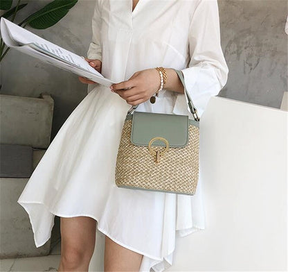 Bolso de paja Eva Chic – Natural y elegante