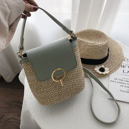 Bolso de paja Eva Chic – Natural y elegante