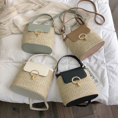 Bolso de paja Eva Chic – Natural y elegante