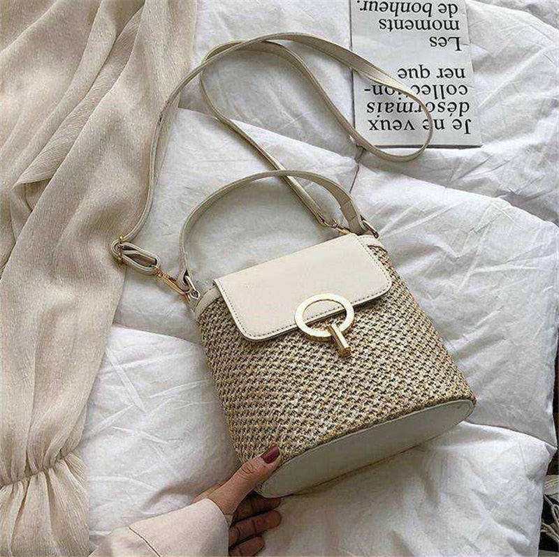 Bolso de paja Eva Chic – Natural y elegante