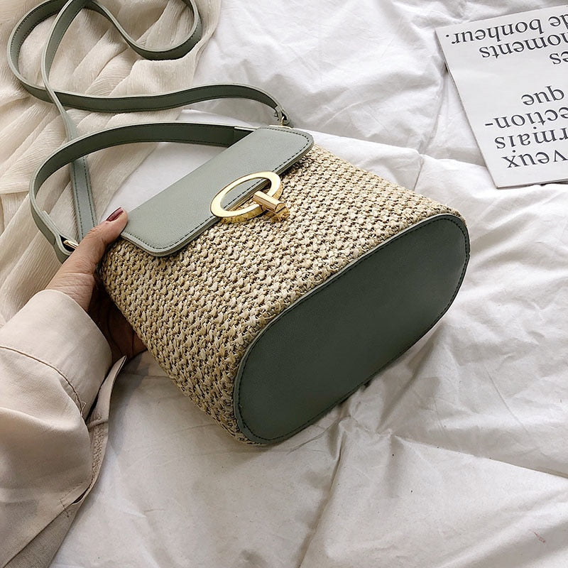 Bolso de paja Eva Chic – Natural y elegante